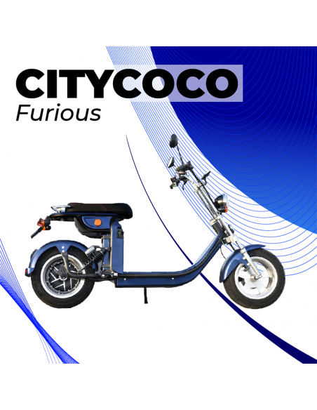 Motocicleta eléctrico 49e CityCoco Furious 4000W