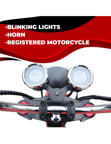 Ciclomotor eléctrico CitiyCoco Cobra 2000W/24Ah