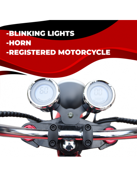 Ciclomotor eléctrico CitiyCoco Cobra 2000W/24Ah