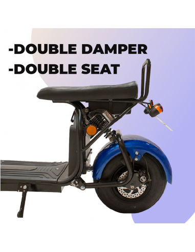 Ciclomotor eléctrico matriculable CityCoco (II) 1.55W/20Ah