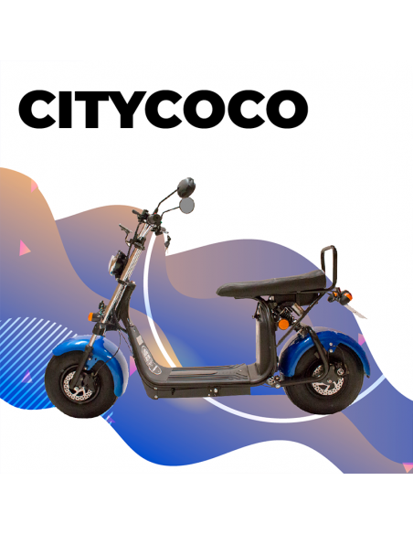 Ciclomotor eléctrico matriculable CityCoco (II) 1.55W/20Ah
