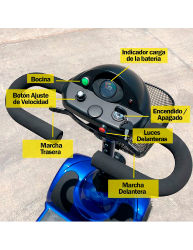 Scooter Eléctrico para personas con movilidad reducida