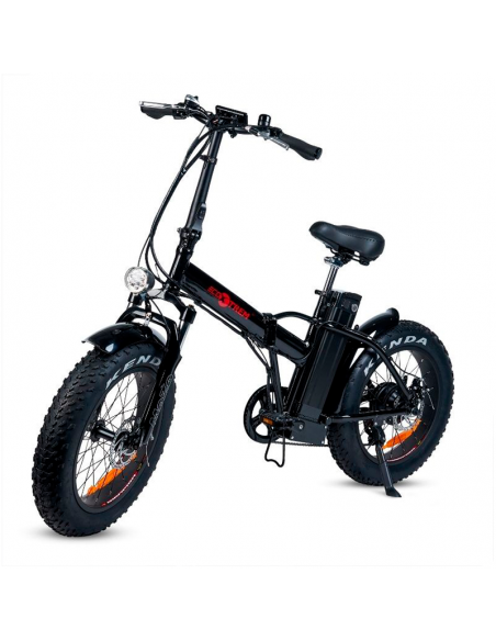 Bicicleta eléctrica plegable con ruedas gruesas